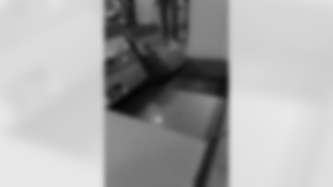 New Orleans Saints wide receiver Chris Olave hosted a Holiday Shoe Giveaway, donating shoes to the 18th Ward Girls Basketball team from the Boys & Girls Clubs of Metro Louisiana on Tuesday, Dec. 16, 2025.