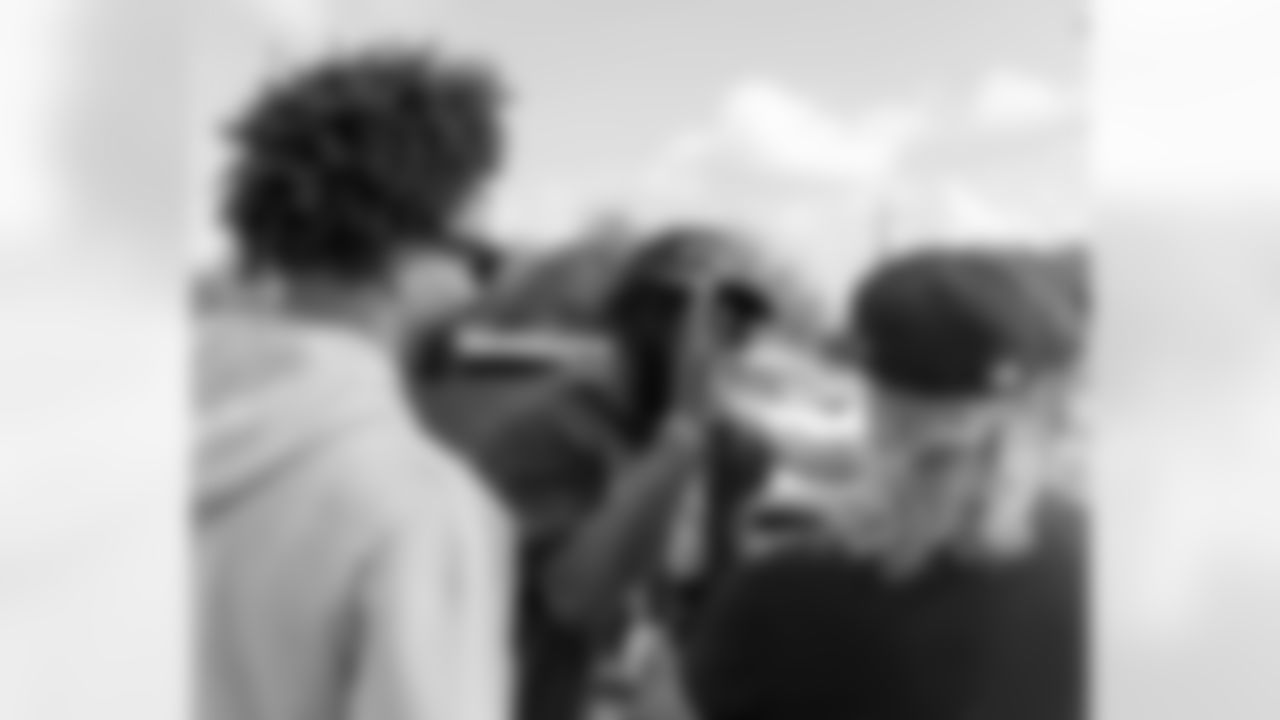 Chris Olave and The Olave Family Foundation volunteered with Lighthouse Nola and Second Harvest Food Bank for their Thanksgiving turkey drive through on Nov. 25, 2025.