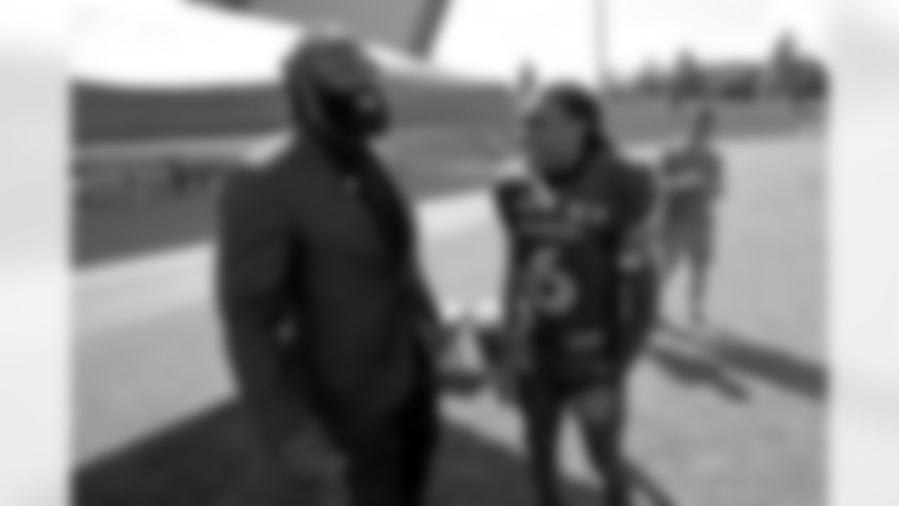 New Orleans Saints owner Gayle Benson and linebacker Demario Davis joined fans at the Paris Musketeers game in Paris, France on Sunday, July 13, 2025.