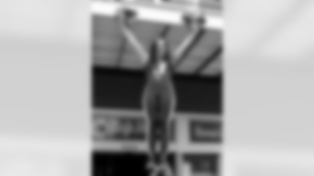 Check out the best photos of Saints Cheer Krewe member Paige throughout the 2024 New Orleans Saints season.