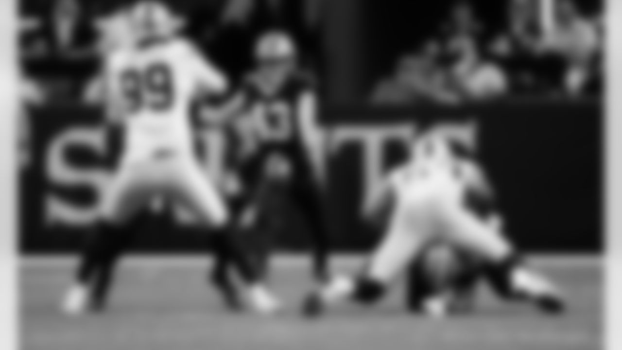 Check out the game action photos from the New Orleans Saints game against the Las Vegas Raiders for Week 17 of the 2024 NFL Season on Dec. 29, 2024 at Caesars Superdome.