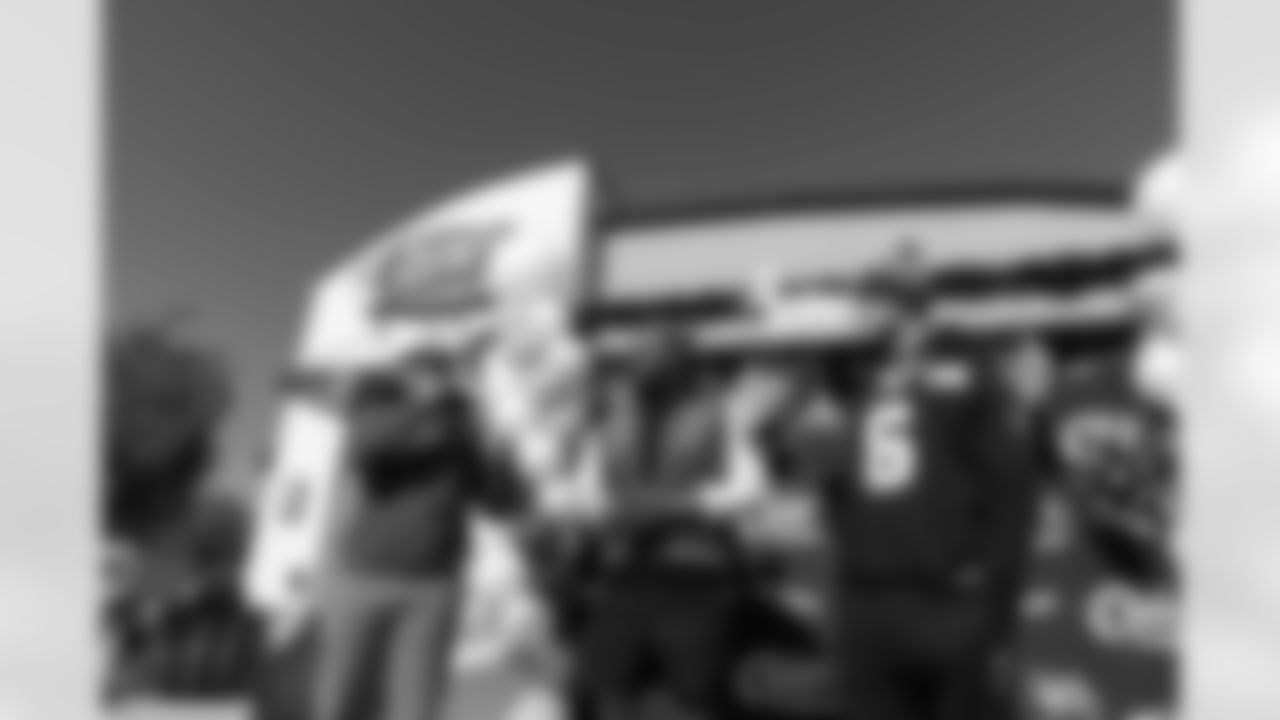 New Orleans Saints quarterback Tyler Shough and defensive end Cam Jordan joined Raising Cane's to surprise 100 kids from the Boys and Girls Club of Metro Louisiana with new bikes and helmets for the holidays on Tuesday, Dec. 9, 2025.