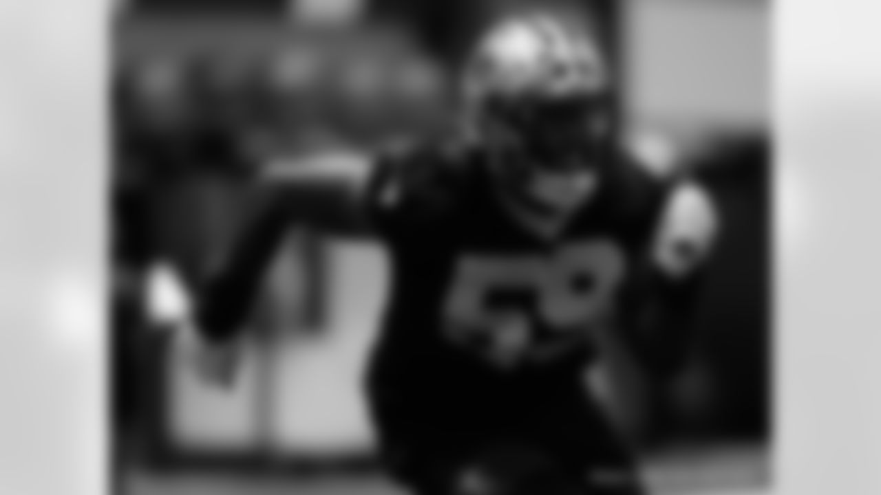 New Orleans Saints players kicked off 2025 Rookie Minicamp workouts at the Ochsner Sports Performance Center on May 9, 2025.