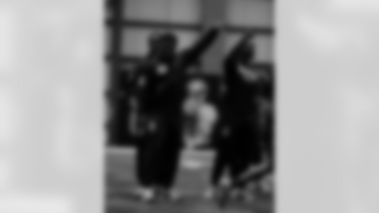 The New Orleans Saints hosted a football camp for 50 local youth alongside HBCU Legacy Bowl players at the Ochsner Sports Performance Center on Wednesday, Feb. 18, 2025. The clinic featured Saints legend Greg Fassitt, who was in attendance to speak with each HBCU Legacy Bowl team.