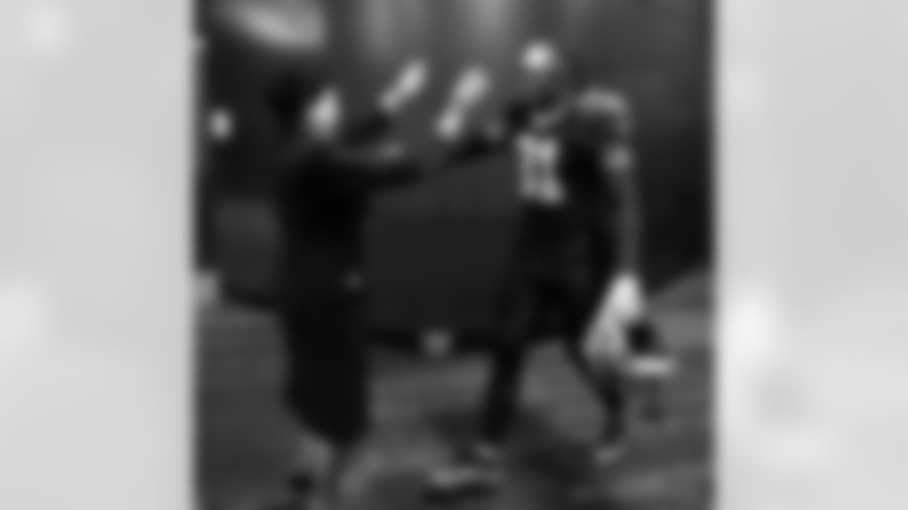 Head inside the New Orleans Saints locker room postgame after the Saints' win against the Carolina Panthers in Week 15 of the 2025 NFL Season presented by Bud Light.