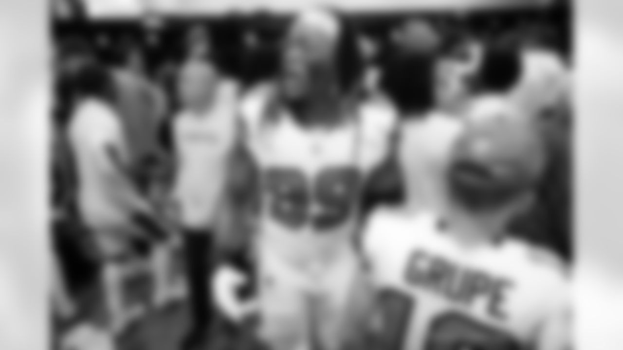 Head inside the New Orleans Saints locker room postgame after the Saints' win against the Carolina Panthers in Week 10 of the 2025 NFL Season presented by Bud Light.