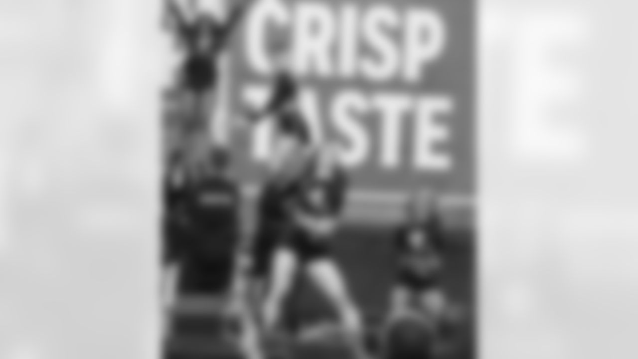 New Orleans Saints fans enjoyed the Week 16 entertainment in Champions Square ahead of the game against the New York Jets during the 2025 NFL season on Dec. 21, 2025.