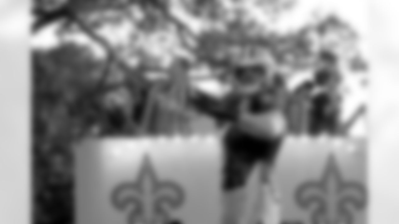 New Orleans Saints legend and Hall of Famer Drew Brees rode down the Uptown route with the Krewe of Bacchus as they presented their annual parade entitled "Bacchus Celebrates America 250" on Sunday, February 15 during the 2026 Mardi Gras season.