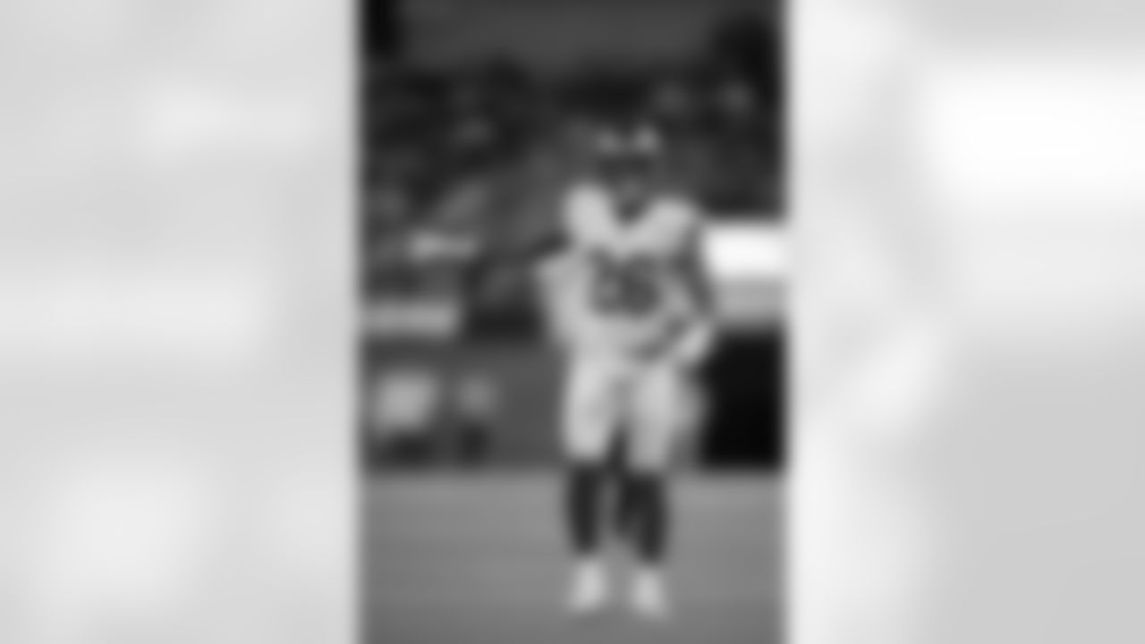 Los Angeles Rams safety Terrell Burgess (26) waits for the play to start against the Los Angeles Chargers during an NFL preseason Football Game Saturday, Aug. 13, 2022, in Inglewood, Calif.