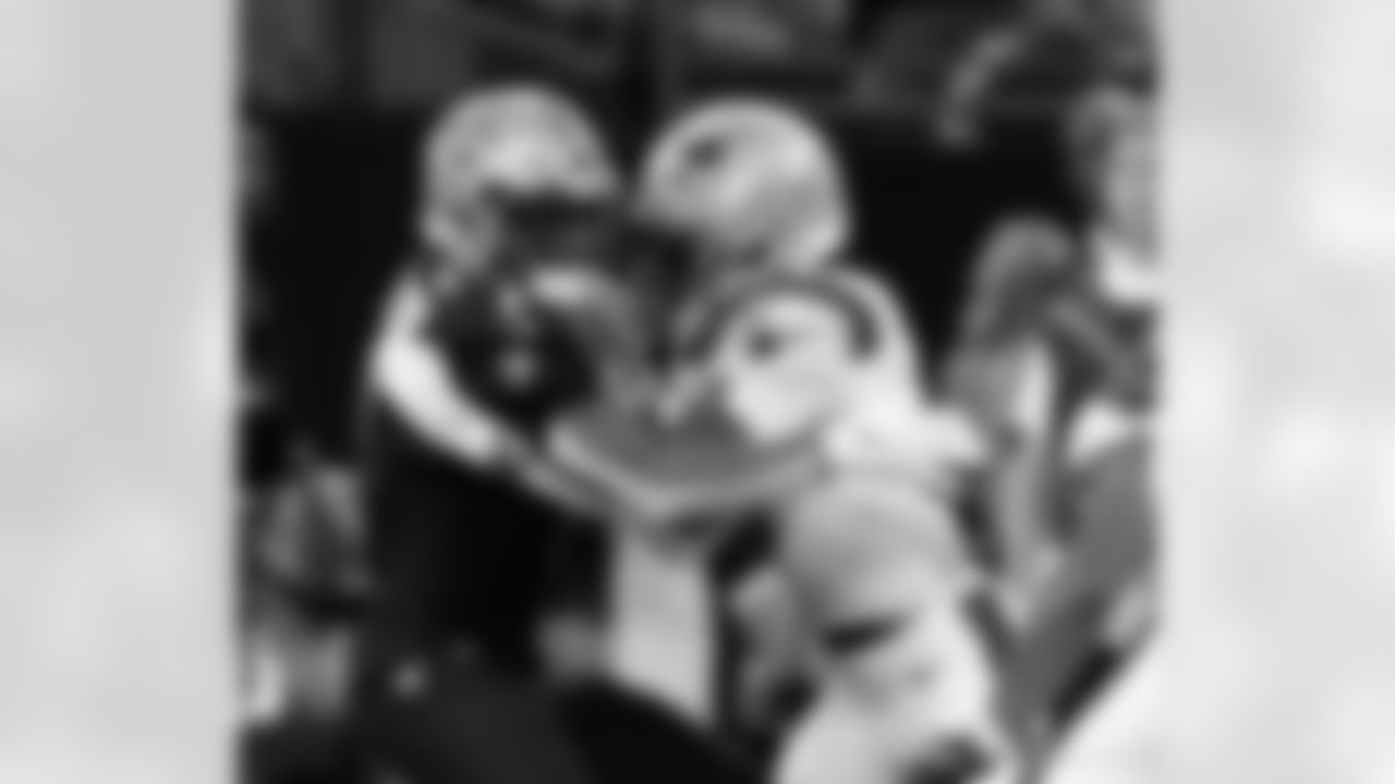 Check out the game action photos from the New Orleans Saints game against the New England Patriots for Week 6 of the 2025 NFL season on October 12, 2025 at Caesars Superdome.