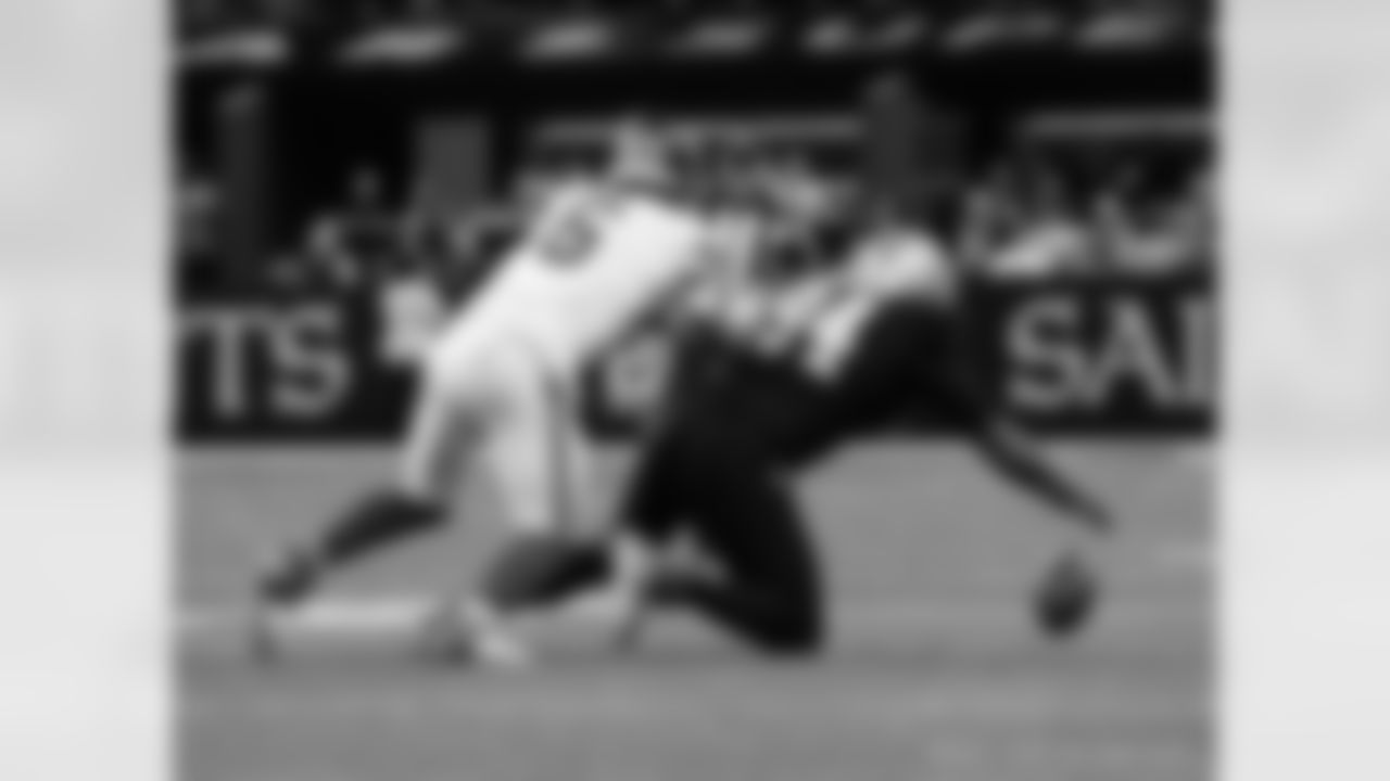 Check out the game action photos from the New Orleans Saints game against the New York Giants for Week 5 of the 2025 NFL season on Oct. 5, 2025 at Caesars Superdome.