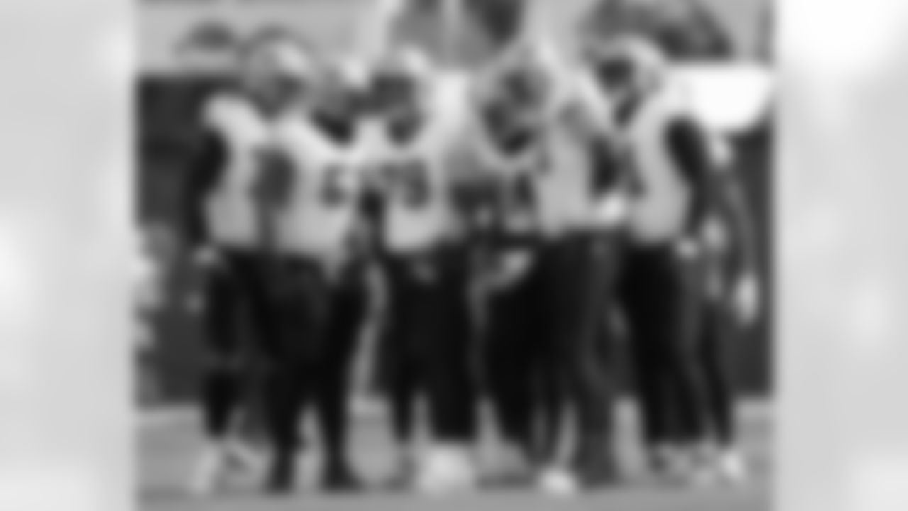 Check out the 20 best photos of the New Orleans offense in their game against the Los Angeles Rams for Week 9 of the 2025 NFL season on Nov. 2, 2025 at the SoFi Stadium.