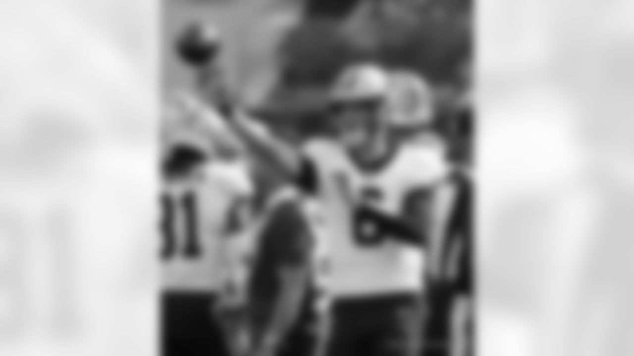 Check out the game action photos from the New Orleans Saints game against the Los Angeles Rams for Week 9 of the 2025 NFL season on Nov. 2, 2025 at SoFi Stadium.