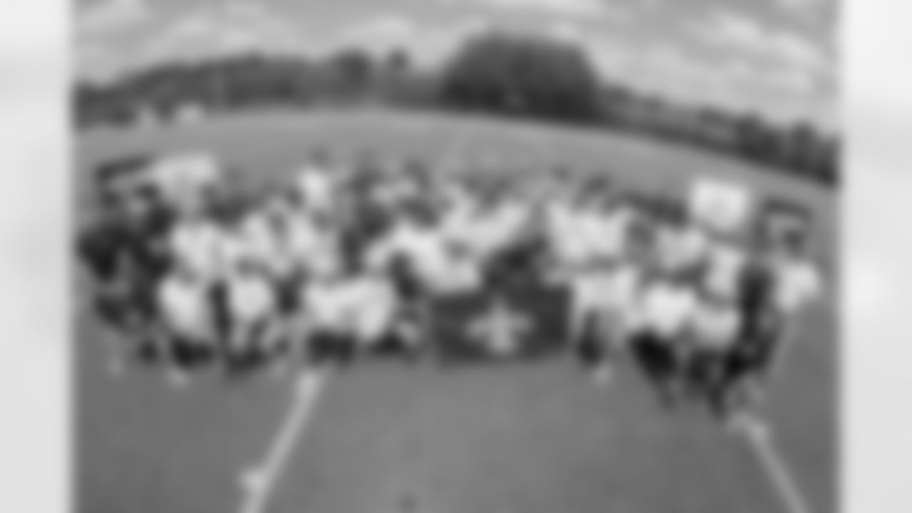 New Orleans Saints linebacker Demario Davis joined young athletes for a Play Football Experience and Flag Football clinic in Paris, France on Saturday, July 12, 2025.