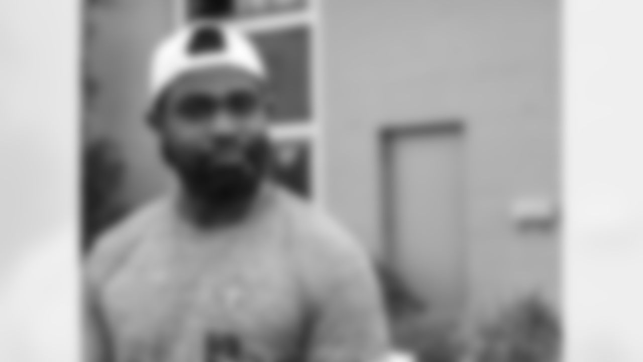 New Orleans Saints players, coaches, and staff teamed up with Rebuilding Together New Orleans and The 18th Ward to help refurbish Trinity Community Center in the Hollygrove neighborhood in New Orleans on Tuesday, June 3, 2025.