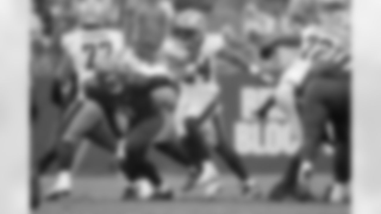 Check out the game action photos from the New Orleans Saints game against the Tampa Bay Buccaneers for Week 14 of the 2025 NFL season on Dec. 7, 2025 at Raymond James Stadium.