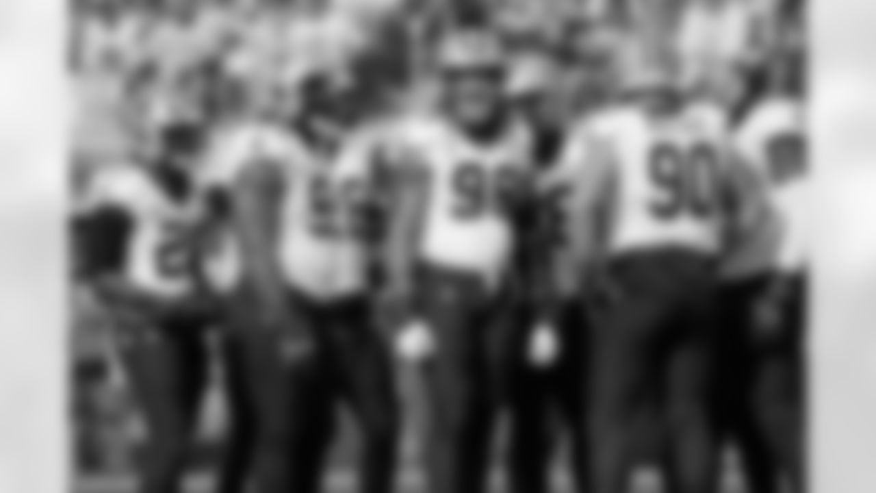 Check out the game action photos from the New Orleans Saints game against the Los Angeles Rams for Week 9 of the 2025 NFL season on Nov. 2, 2025 at SoFi Stadium.