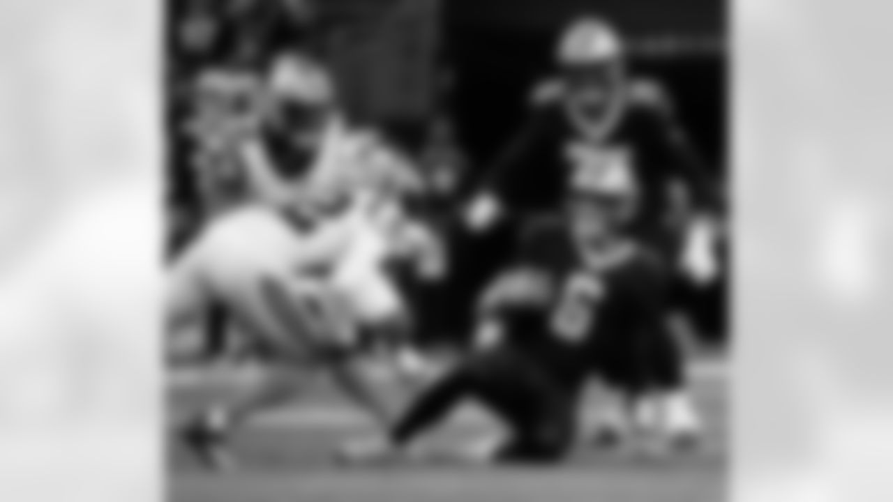 Check out the best photos of the New Orleans offense in their game against the Carolina Panthers for Week 15 of the 2025 NFL season on Dec. 14, 2025 at Caesars Superdome.