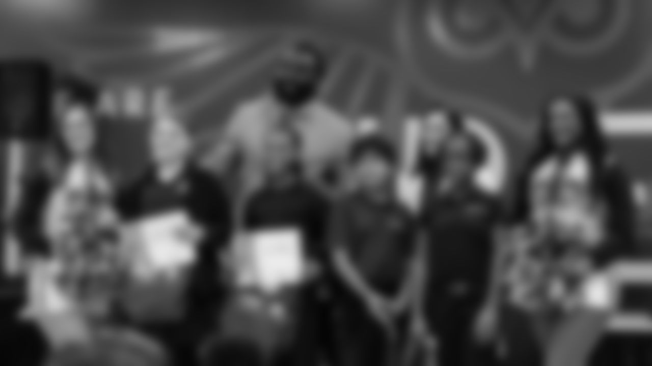 New Orleans Saints linebacker Demario Davis and his Devoted Dreamers Foundation teamed up with Ochsner to donate books and read to students during their Laureate Academy Book Fair on Tuesday, Dec. 9, 2025.