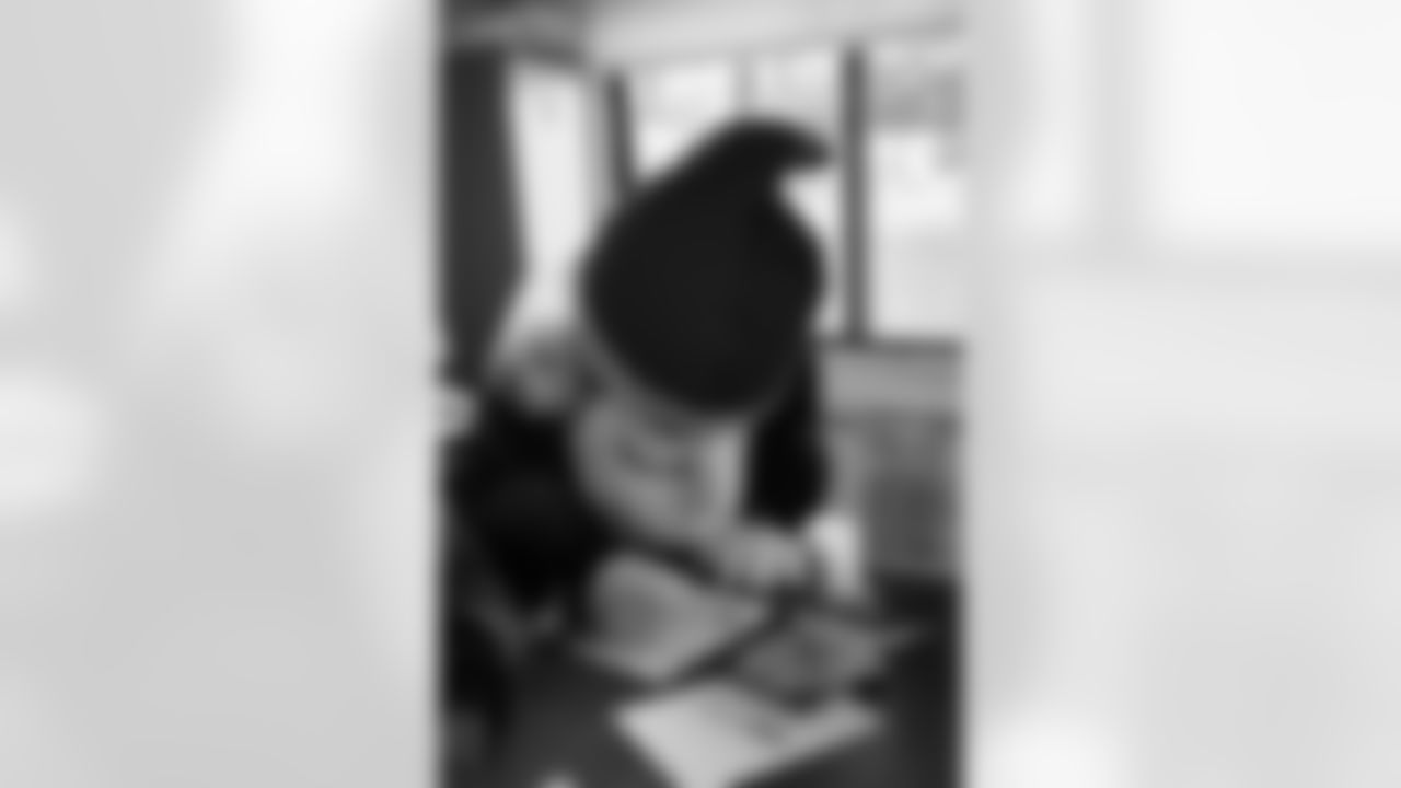 New Orleans Saints defensive back Jonas Sanker joined the Saints Cheer Krewe, Sir Saint and Coca-Cola for a water donation event, supporting a local Boys & Girls Club on December 9, 2025.