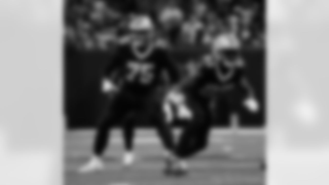 Check out the game action photos from the New Orleans Saints game against the New England Patriots for Week 6 of the 2025 NFL season on October 12, 2025 at Caesars Superdome.