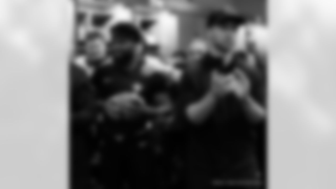 Head inside the New Orleans Saints locker room postgame after the Saints' win against the Tennessee Titans in Week 17 of the 2025 NFL season presented by Bud Light.