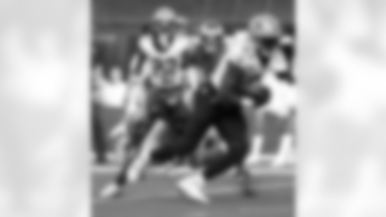 Check out the game action photos from the New Orleans Saints game against the Los Angeles Rams for Week 9 of the 2025 NFL season on Nov. 2, 2025 at SoFi Stadium.