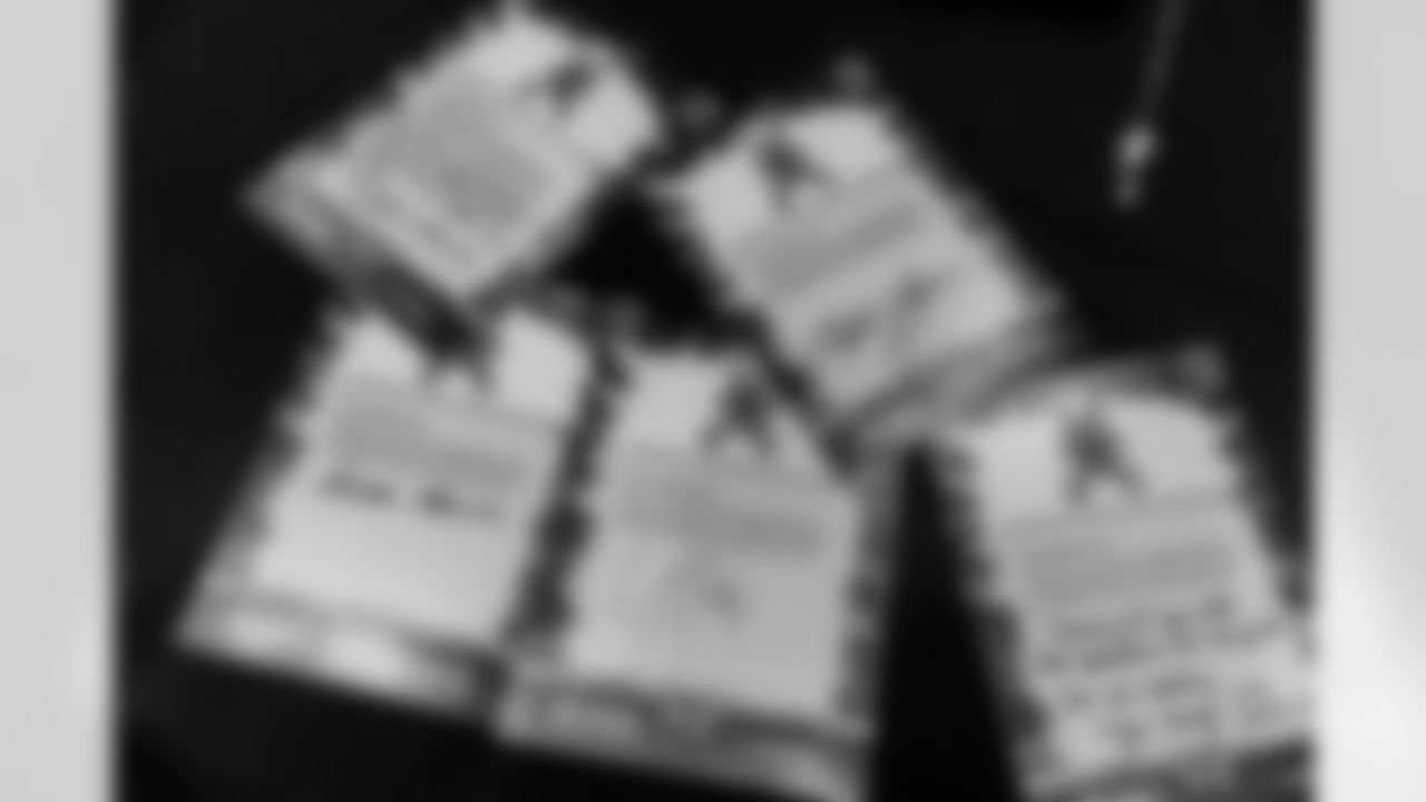 New Orleans Saints owner Gayle Benson and legend Pat Swilling joined volunteers from Entergy and the American Red Cross to assemble care packages for military members as part of the NFL's Salute to Service month on Tuesday, Nov. 11, 2025.