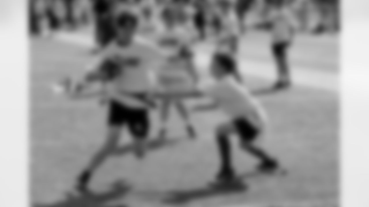 New Orleans Saints linebacker Demario Davis joined young athletes for a Play Football Experience and Flag Football clinic in Paris, France on Saturday, July 12, 2025.