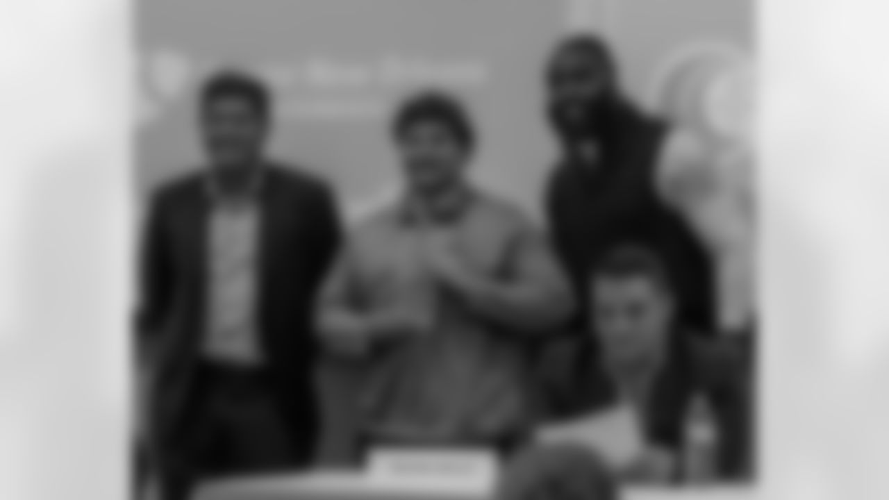 New Orleans Saints linebacker Demario Davis shared his inspiring story at the final Quarterbacks Club meeting of the year as well as awarded trophies to each 2025 High School Football Player of the Week at the Cannery on Monday, Dec. 16, 2025.