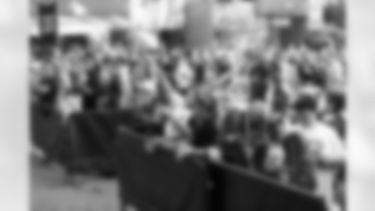 New Orleans Saints fans enjoyed the Week 16 entertainment in Champions Square ahead of the game against the New York Jets during the 2025 NFL season on Dec. 21, 2025.