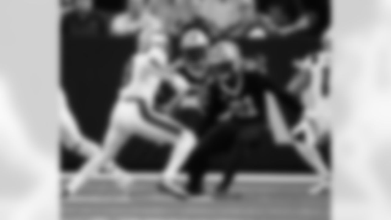 Check out the game action photos from the New Orleans Saints game against the New England Patriots for Week 6 of the 2025 NFL season on October 12, 2025 at Caesars Superdome.