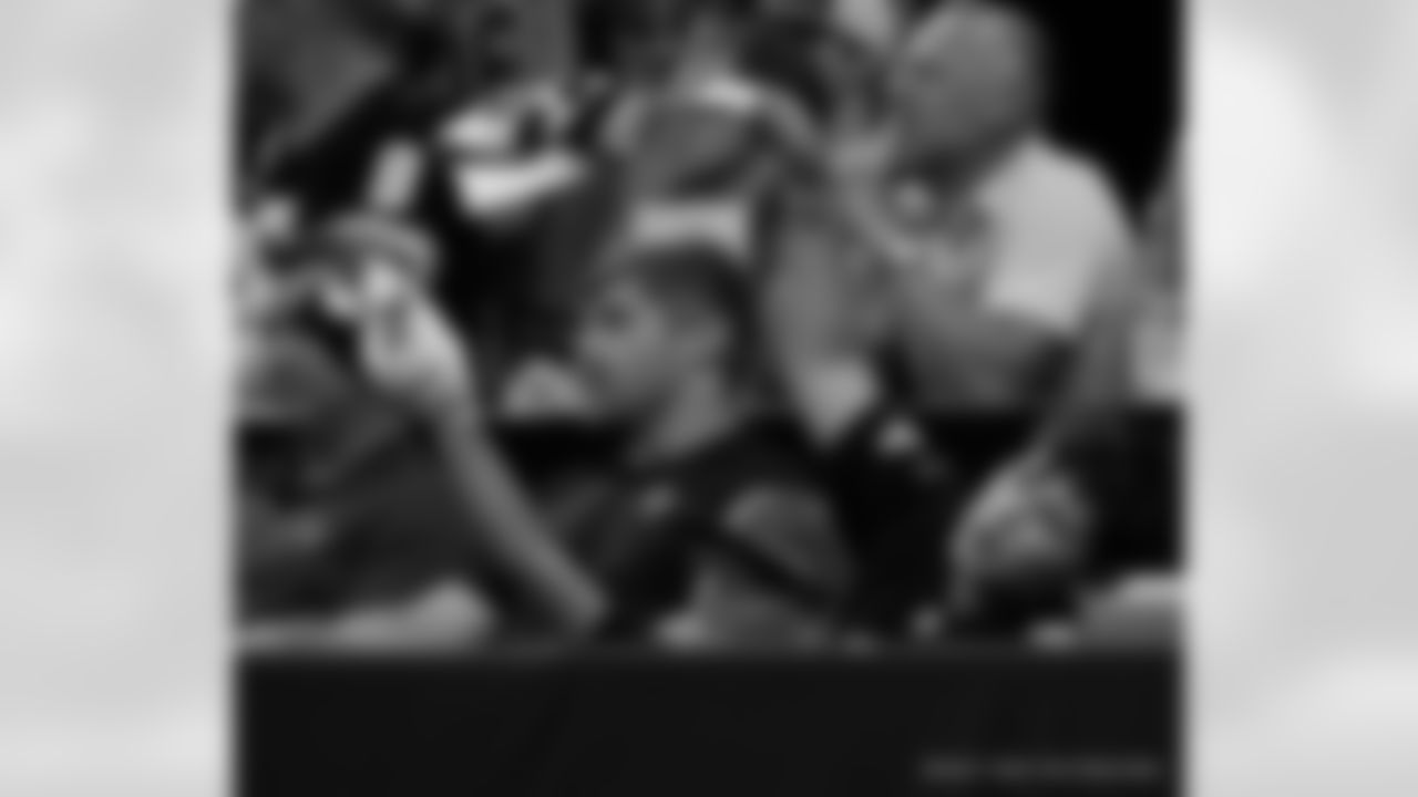 Check out the fan photos from the New Orleans Saints game against the New England Patriots for Week 6 of the 2025 NFL season on October 12, 2025 at Caesars Superdome.