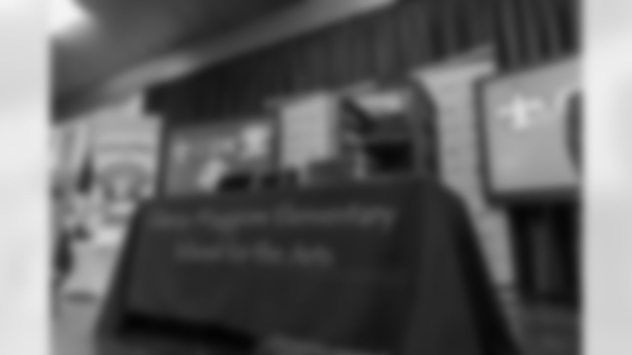 New Orleans Saints defensive end Cam Jordan joined students at Clancy Elementary School to unveil the school's new computer lab with new tech equipment and office supplies courtesy of Cox on Tuesday, Nov. 4, 2025.