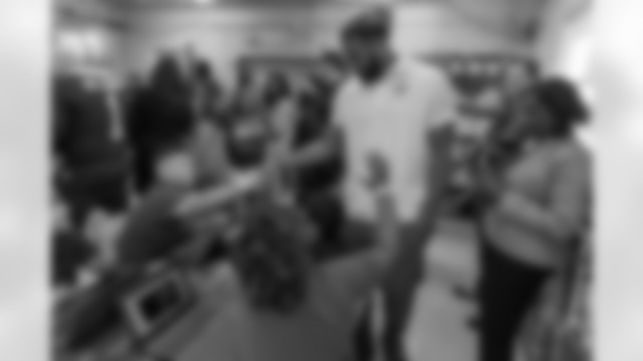 New Orleans Saints defensive end Cam Jordan joined students at Clancy Elementary School to unveil the school's new computer lab with new tech equipment and office supplies courtesy of Cox on Tuesday, Nov. 4, 2025.