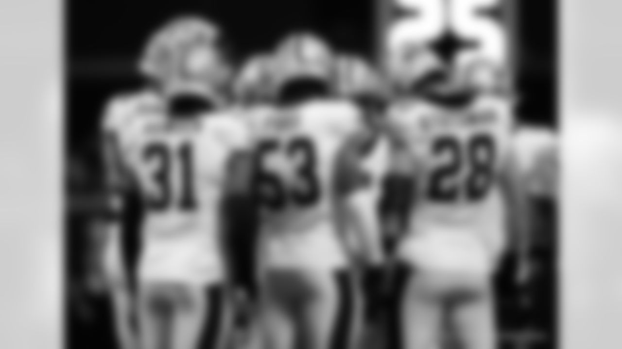 Check out the game action photos from the New Orleans Saints game against the Atlanta Falcons for Week 18 of the 2025 NFL season on Jan. 4, 2026 at Mercedes-Benz Stadium.