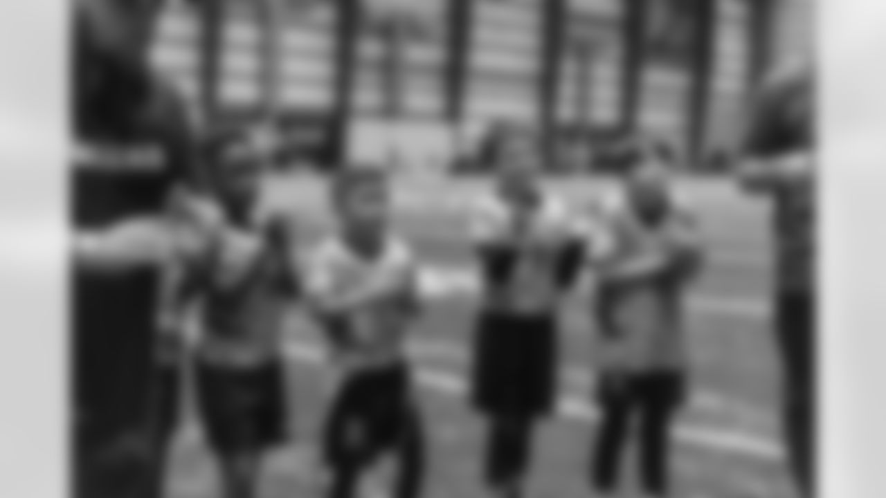 The New Orleans Saints host a NFL regional flag football tournament at the Shine on Airline and the Ochsner Sports Performance Center on November 1, 2025. The regional tournament included flag football for all youth athletes between the ages of 8U and 17U for the girls' bracket and 8U and 14U for the coed bracket.