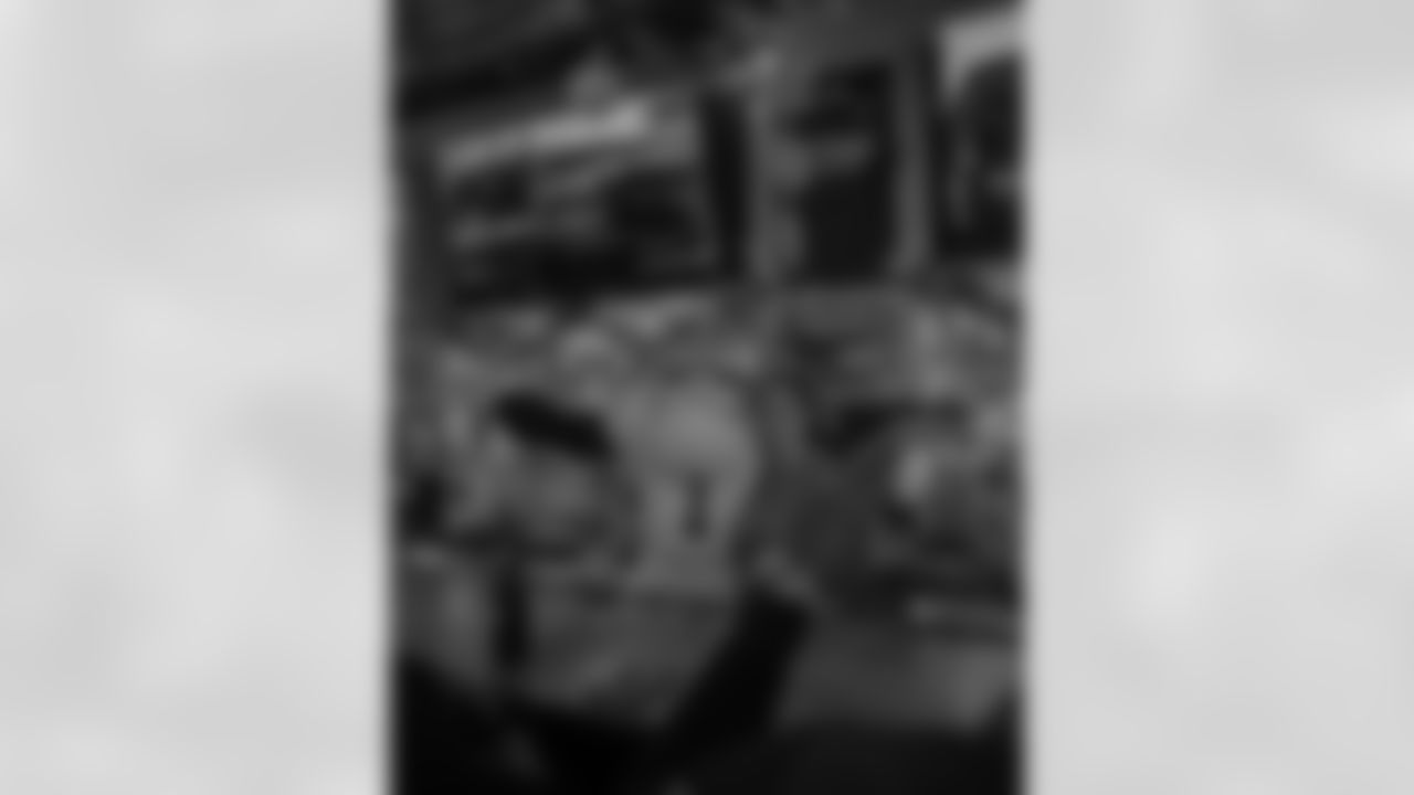 The New Orleans Saints hosted a watch party presented by Bud Light for their game against the Atlanta Falcons on Jan. 4, 2026 at Parlay's in New Orleans, Louisiana. Members of the Saints Cheer Krewe and Sir Saint were in attendance and interacting with fans during the event.