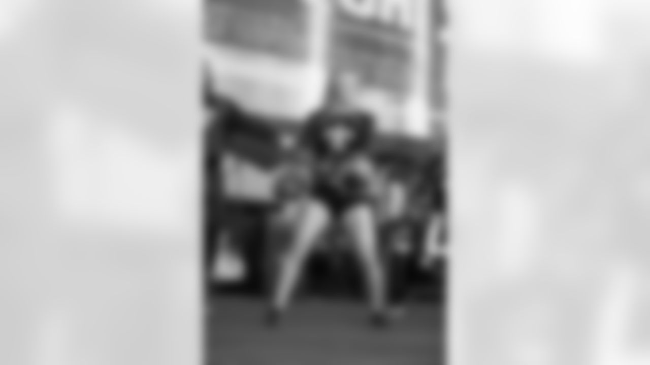 New Orleans Saints fans enjoyed the Week 16 entertainment in Champions Square ahead of the game against the New York Jets during the 2025 NFL season on Dec. 21, 2025.