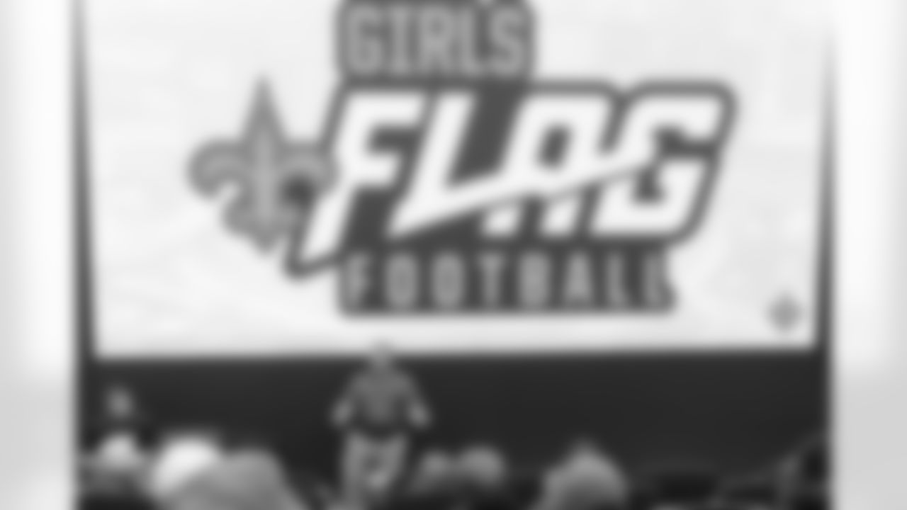 The New Orleans Saints and Ochsner hosted a coaching clinic and workshop for the 2025 Louisiana and Mississippi Girls High School Flag Football team coaches at the Ochsner Sports Performance Center on Thursday, April 17, 2025.