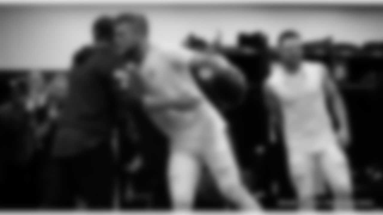 Head inside the New Orleans Saints locker room postgame after the Saints' win against the Carolina Panthers in Week 10 of the 2025 NFL Season presented by Bud Light.