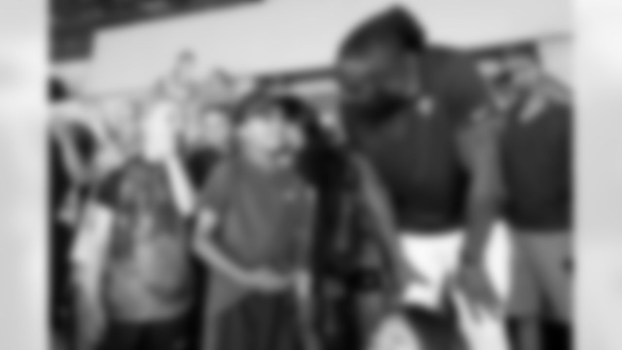 New Orleans Saints linebacker Demario Davis joined local youth flag football teams for a tour of Parc des Princes, home of the Paris St-Germain F.C., on Friday, July 11, 2025.