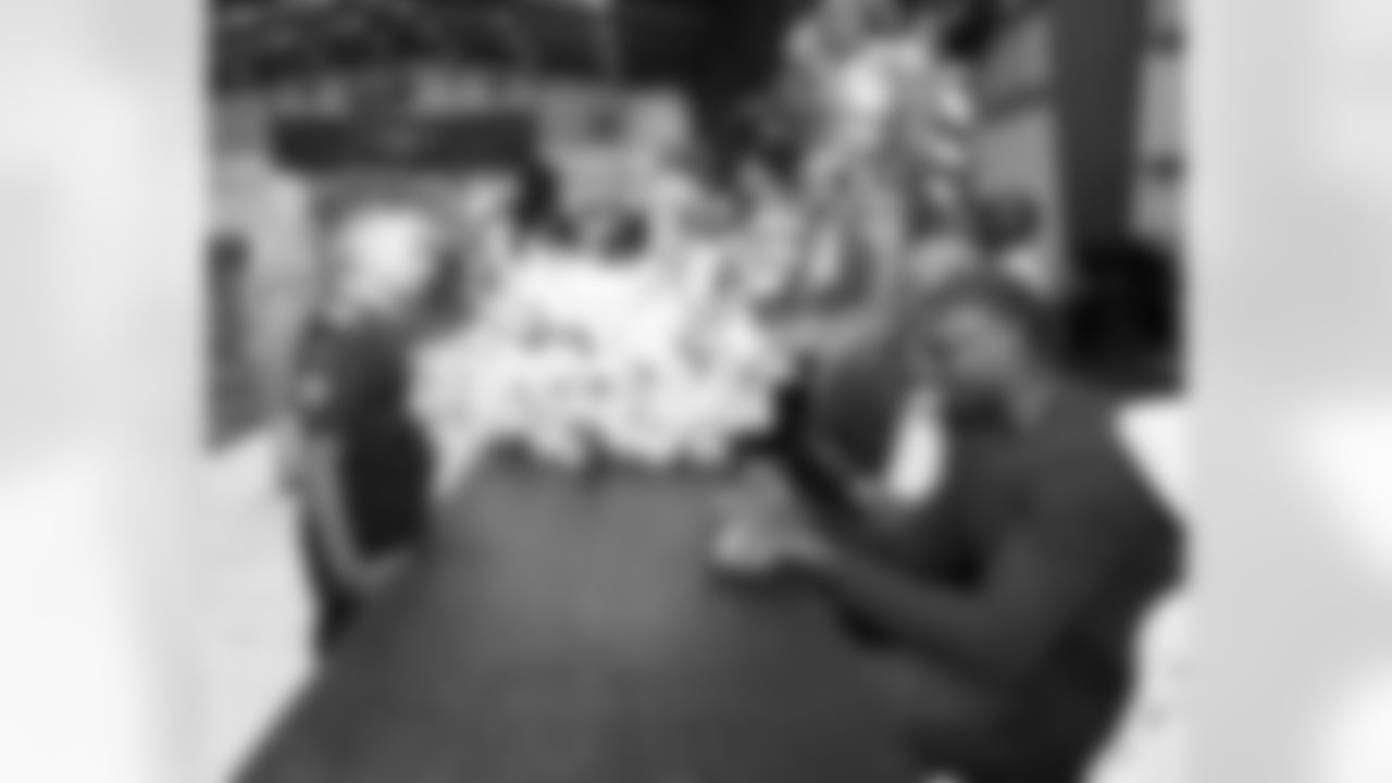 The New Orleans Saints hosted its 11th annual Sideline Pass holiday toy and gift drive in partnership with Saints owner and New Orleans Pelicans governor Gayle Benson and sideline reporter Jen Hale. Guests enjoyed appearances from defensive end Cam Jordan and tight end Juwan Johnson, plus the Saints Cheer Krewe, PelSquad, and more at the Ochsner Sports Performance Center on Tuesday, Nov. 25, 2025.