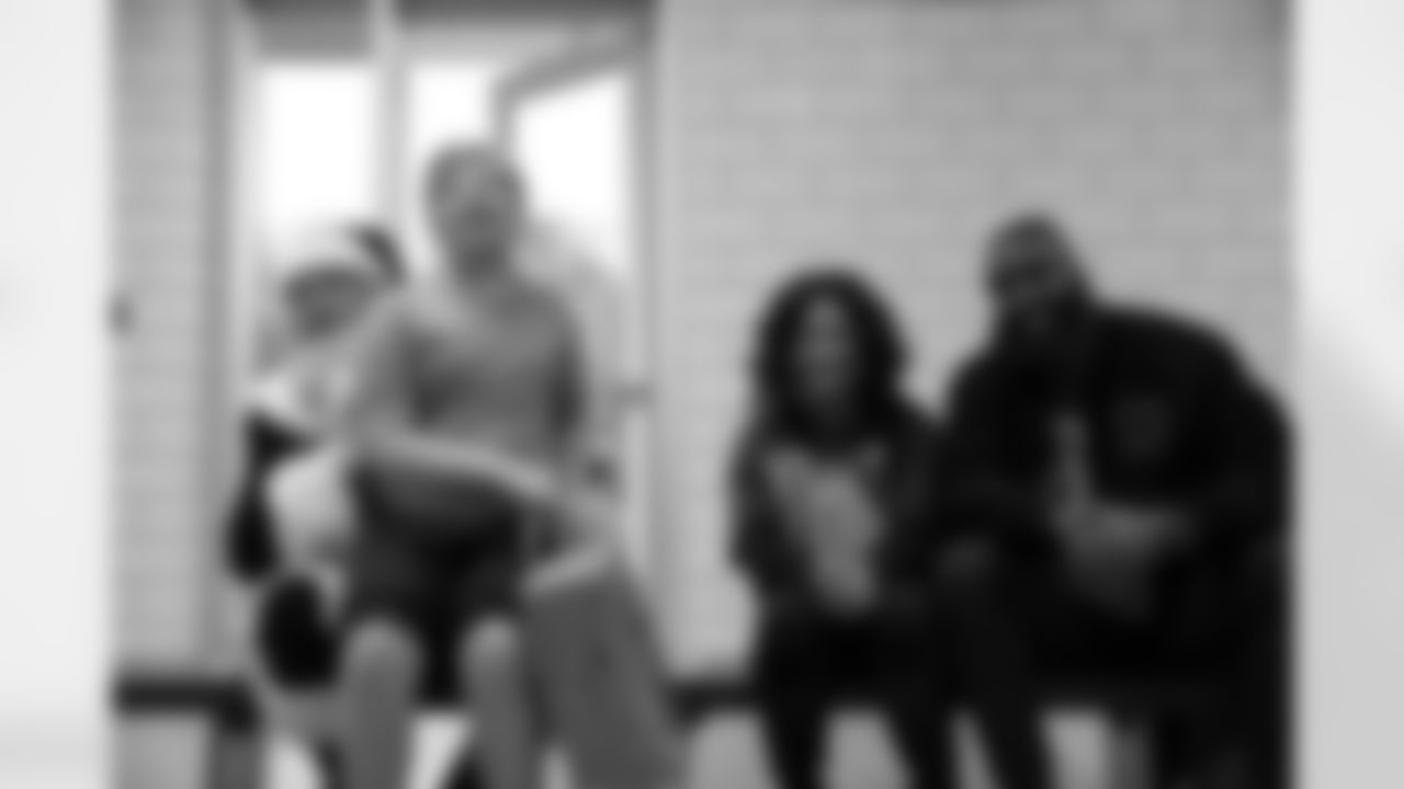 New Orleans Saints linebacker Demario Davis and his wife Tamela, through their Devoted Dreamers Foundation, teamed up with the Beignet Fest Foundation to gift holiday presents to 50 kids from Camp Benny on Wednesday, Dec. 10, 2025.