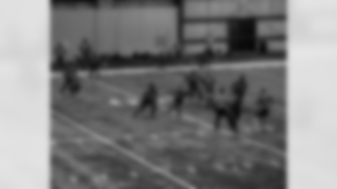 The New Orleans Saints and Dudley DeBosier hosted members of the Army, Marines, Air Force, Navy, and Coast Guard at the Ochsner Sports Performance Center for the 2026 Battle of the Branches on Thursday, January 29. Saints legend Pat Swilling, former defensive end Buford Jordan, and former kicker Greg Fassitt, along with Saints quarterback Tyler Shough and center Erik McCoy, were in attendance for the round-robin tournament featuring challenges such as tug-of-war, the 40-yard dash, and field goal kicking.