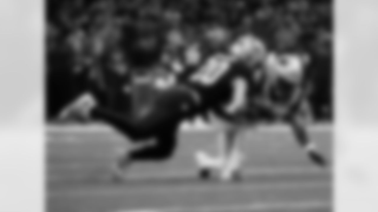 Check out the game action photos from the New Orleans Saints game against the New England Patriots for Week 6 of the 2025 NFL season on October 12, 2025 at Caesars Superdome.