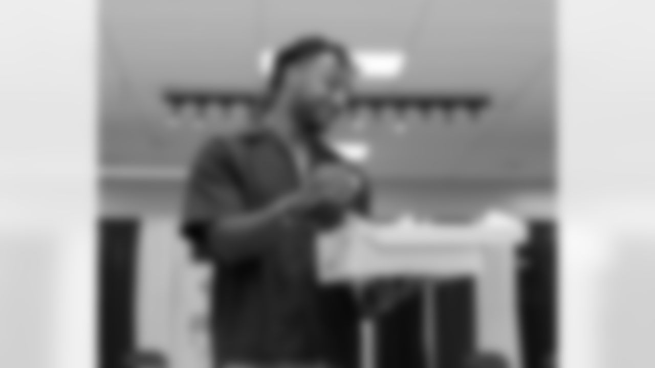 New Orleans Saints safety Justin Reid hosted CPR education event with the American Heart Association at John Ehret High School to unveil his custom My Cause, My Cleats design on Tuesday, Nov. 18, 2025.