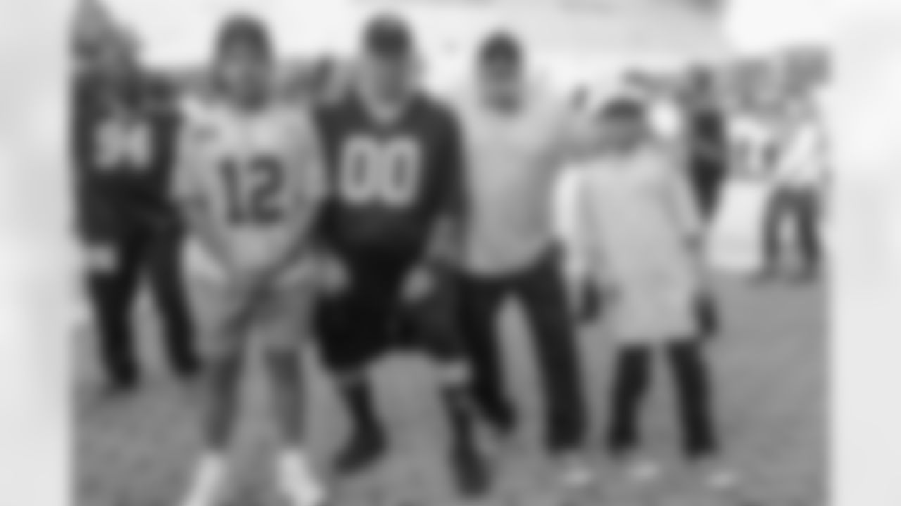 New Orleans Saints fans enjoyed the Week 16 entertainment in Champions Square ahead of the game against the New York Jets during the 2025 NFL season on Dec. 21, 2025.