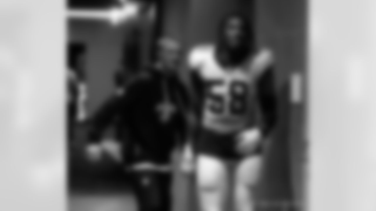 Head inside the New Orleans Saints locker room postgame after the Saints' win against the New York Jets in Week 16 of the 2025 NFL season presented by Bud Light.