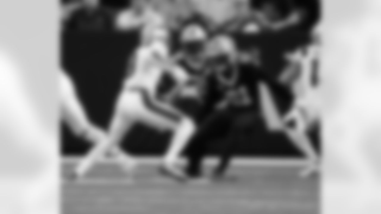 Check out the game action photos from the New Orleans Saints game against the New England Patriots for Week 6 of the 2025 NFL season on October 12, 2025 at Caesars Superdome.